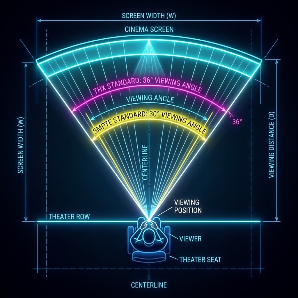 Cinema Viewing Angle Guide — Optimal Distances and Angles